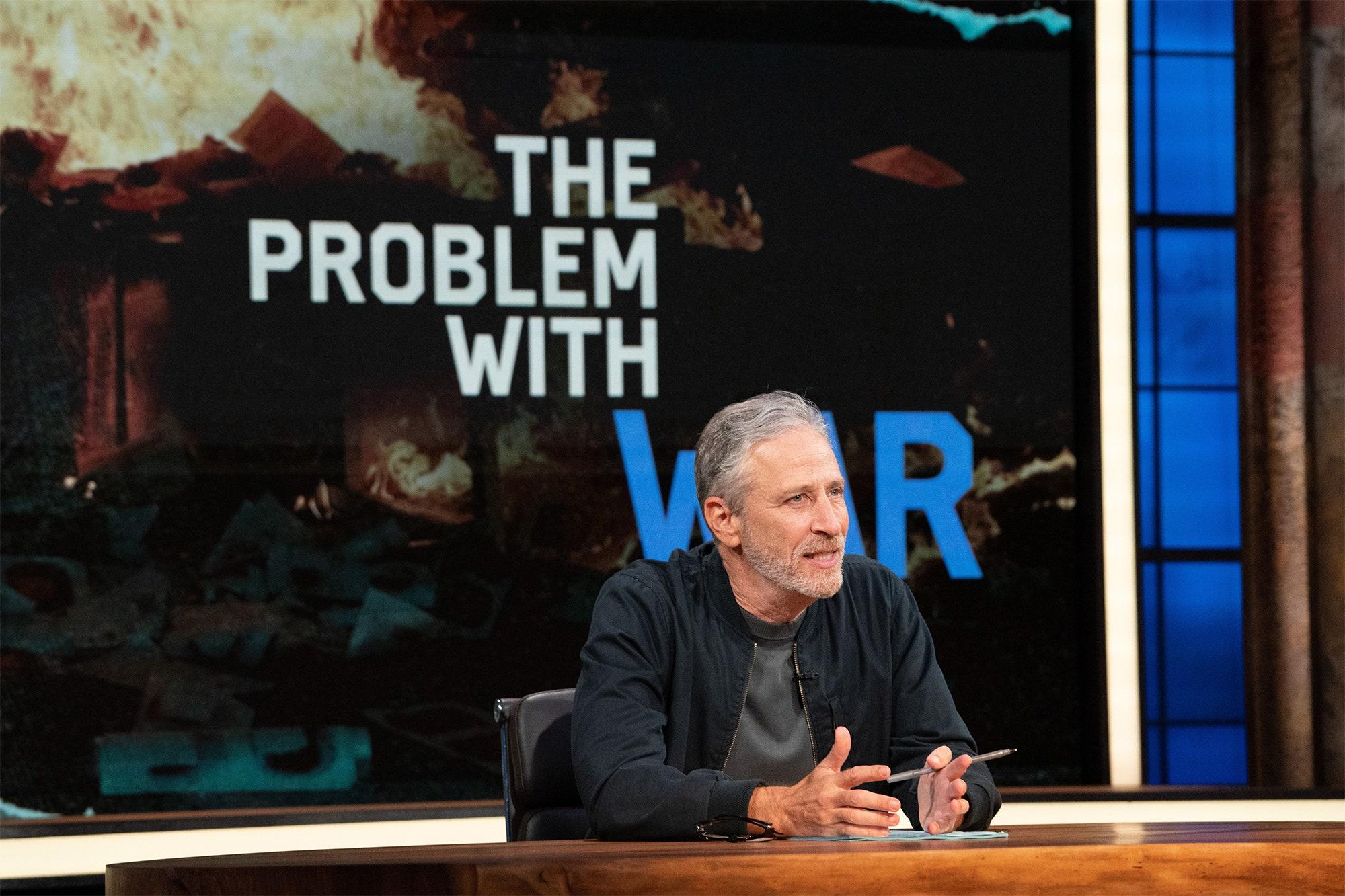 Jon Stewart Returns to TV, with Grayer Hair and More Sincerity ...
