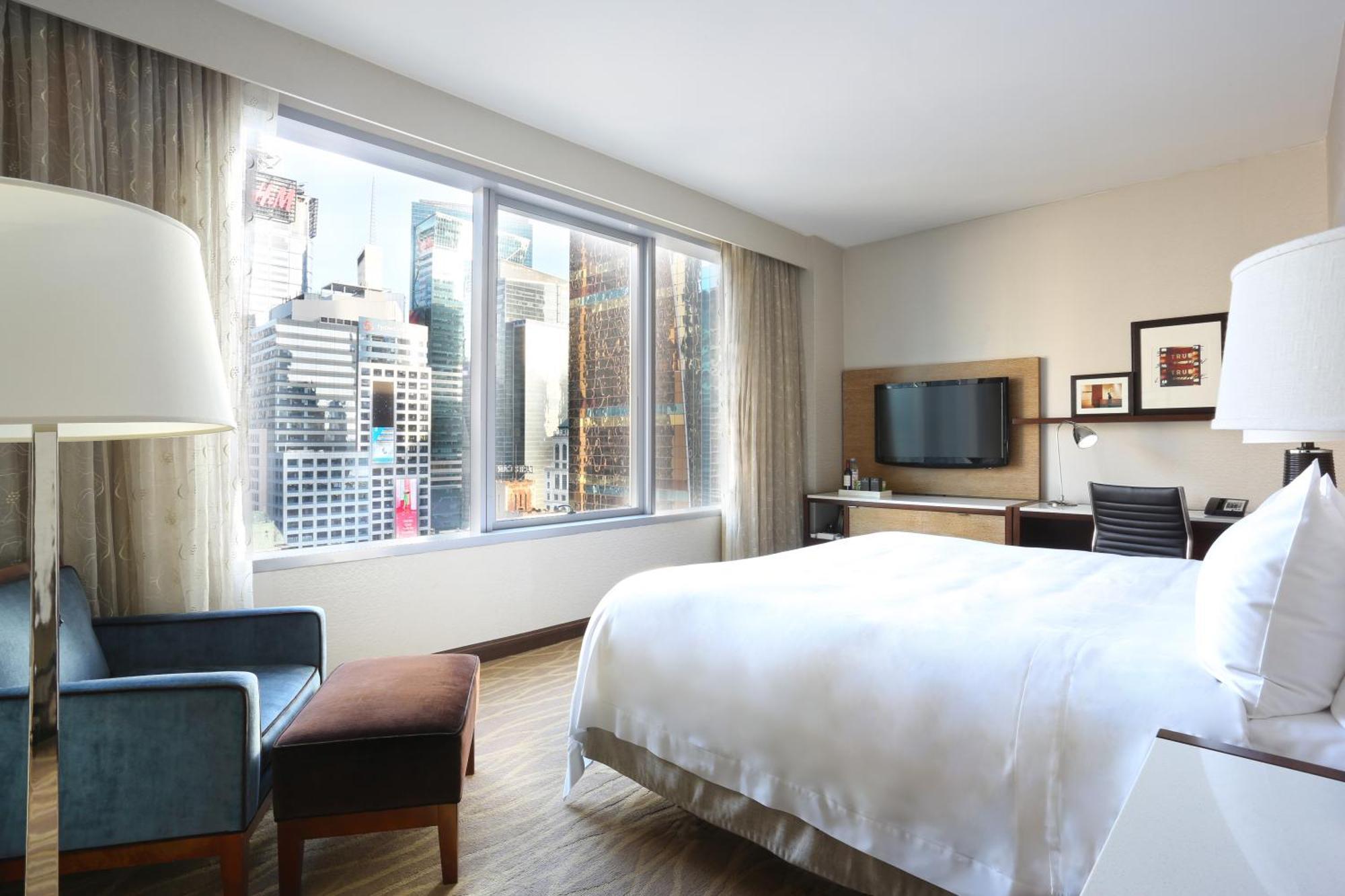 Premium Kamer met Kingsize Bed en Uitzicht op de Skyline