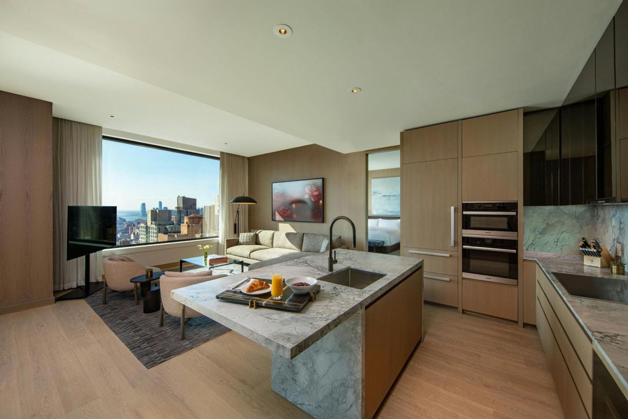 Executive Penthouse mit zwei Schlafzimmern und Blick auf das Stadtzentrum