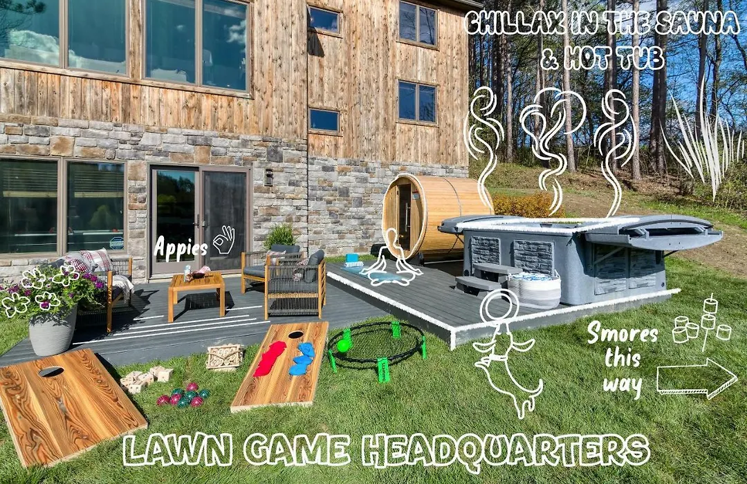 New & Stunning Chalet! Reno'D, Hot-Tub, Barrel Sauna, Slope Views, Fire Pit-1