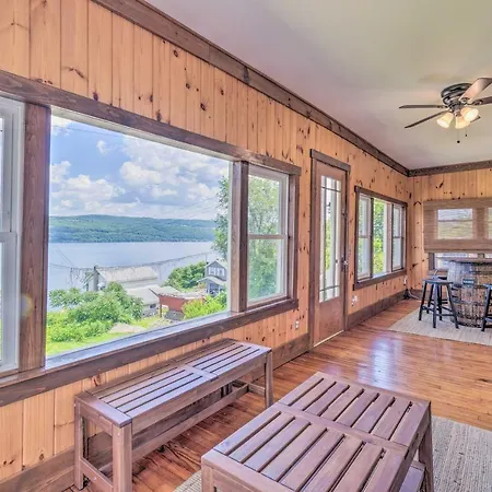 Watkins Glen Lakeview Cottage W/ Waterfall!-3
