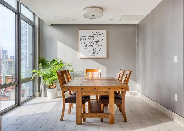 Huisdiervriedelijke Lic 1Br W Gym Wd 10 Mins To Midtown Nyc-893 Appartement New York