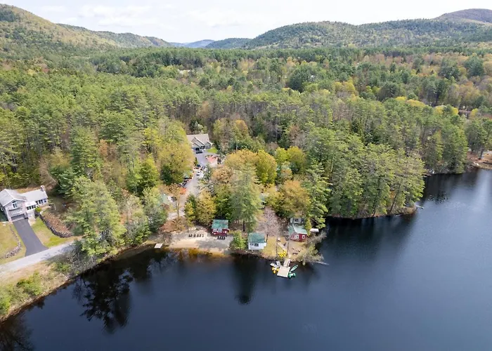 Pet friendly Hide-A-Way Waterfront Cottages Lake Luzerne