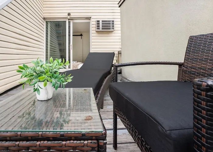 Apartamento 1597-Phn Ph Duplex -Private Outdoor Deck W D Nueva York admite animales